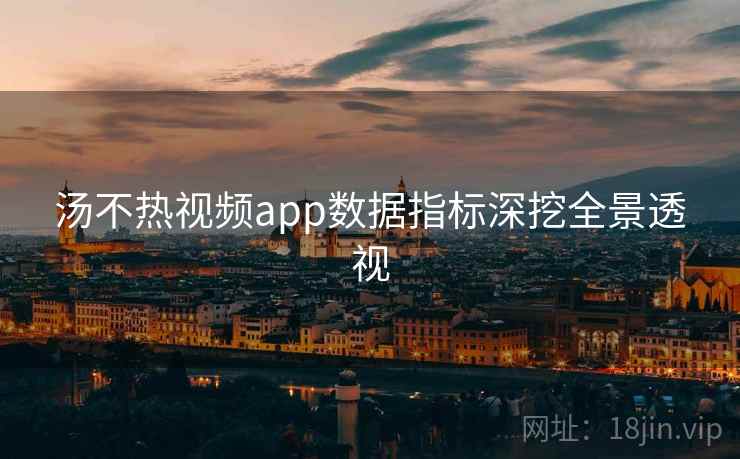 汤不热视频app数据指标深挖全景透视